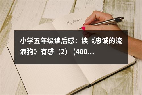 小學(xué)五年級讀后感：讀《忠誠的流浪狗》有感（2） (400字)