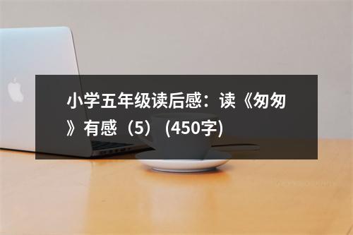 小學(xué)五年級(jí)讀后感：讀《匆匆》有感（5） (450字)