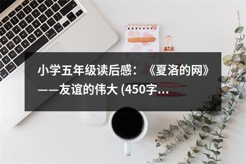 小學(xué)五年級讀后感：《夏洛的網(wǎng)》——友誼的偉大 (450字)
