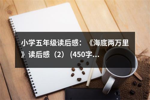 小學(xué)五年級讀后感：《海底兩萬里》讀后感（2） (450字)