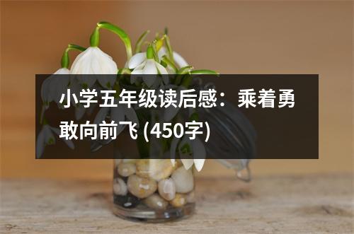小學(xué)五年級(jí)讀后感：乘著勇敢向前飛 (450字)