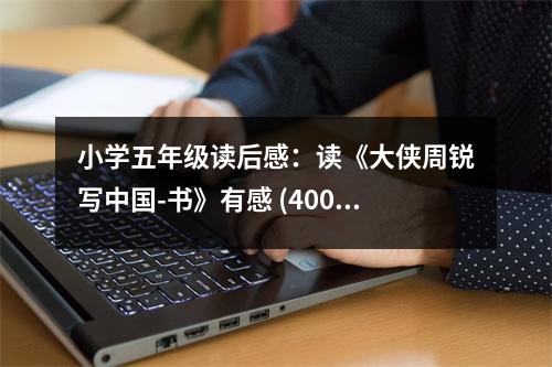 小學五年級讀后感：讀《大俠周銳寫中國-書》有感 (400字)