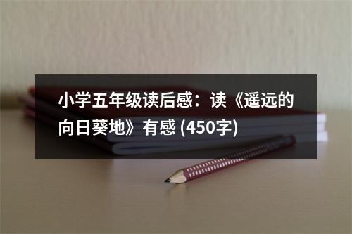 小學(xué)五年級(jí)讀后感：讀《遙遠(yuǎn)的向日葵地》有感 (450字)