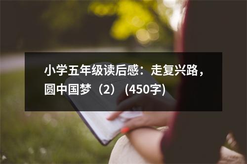 小學(xué)五年級(jí)讀后感：走復(fù)興路，圓中國(guó)夢(mèng)（2） (450字)