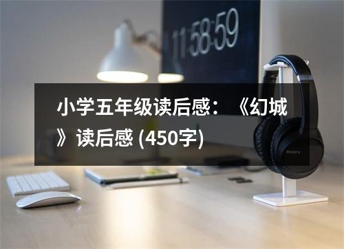 小學(xué)五年級(jí)讀后感：《幻城》讀后感 (450字)