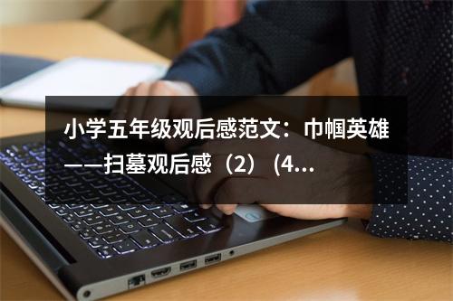 小學(xué)五年級(jí)觀后感范文：巾幗英雄——掃墓觀后感（2） (450字)