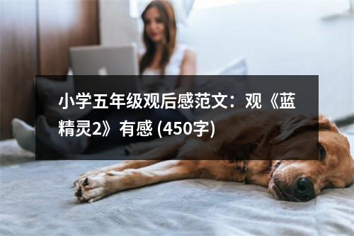 小學(xué)五年級(jí)觀后感范文：觀《藍(lán)精靈2》有感 (450字)
