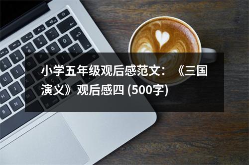 小學(xué)五年級觀后感范文：《三國演義》觀后感四 (500字)