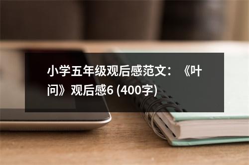 小學(xué)五年級觀后感范文：《葉問》觀后感6 (400字)