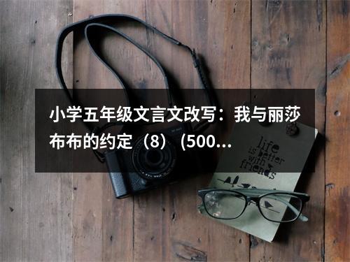 小學五年級文言文改寫：我與麗莎布布的約定（8） (500字)