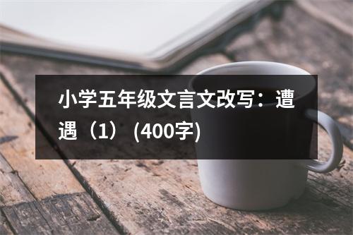 小學(xué)五年級(jí)文言文改寫：遭遇（1） (400字)