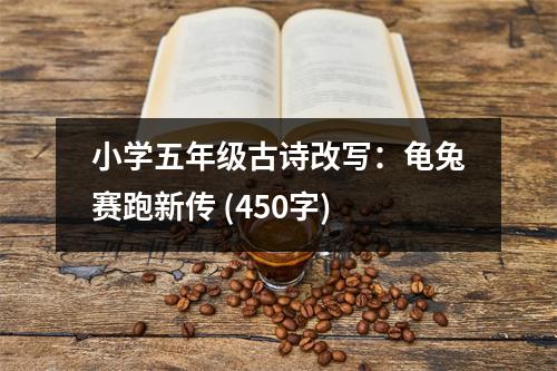 小學(xué)五年級古詩改寫：龜兔賽跑新傳 (450字)