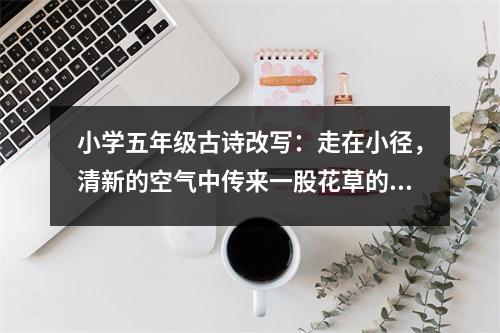 小學五年級古詩改寫：走在小徑，清新的空氣中傳來一股花草的芬芳，令人心情舒暢。 (400字)