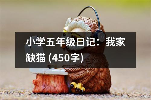 小學(xué)五年級(jí)日記：我家缺貓 (450字)