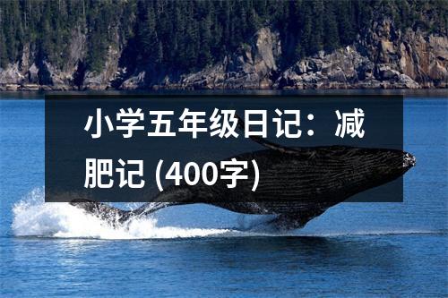小學(xué)五年級(jí)日記：減肥記 (400字)