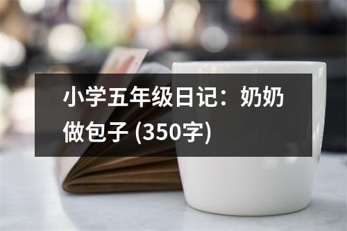 小學(xué)五年級日記：奶奶做包子 (350字)