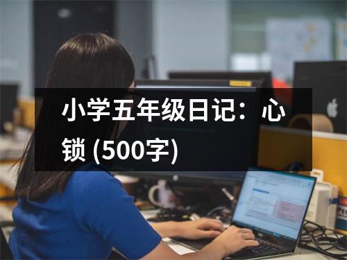 小學(xué)五年級(jí)日記：心鎖 (500字)