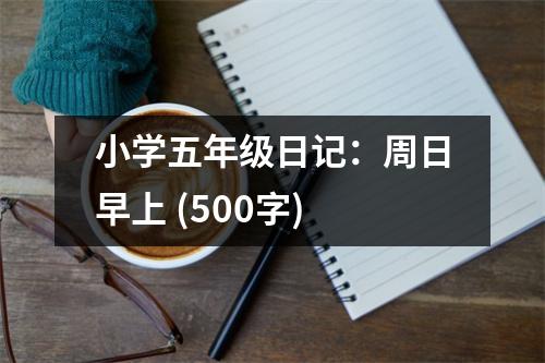 小學(xué)五年級(jí)日記：周日早上 (500字)