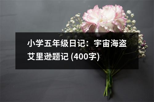 小學(xué)五年級(jí)日記：宇宙海盜艾里遜題記 (400字)