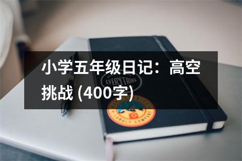 小學(xué)五年級(jí)日記：高空挑戰(zhàn) (400字)