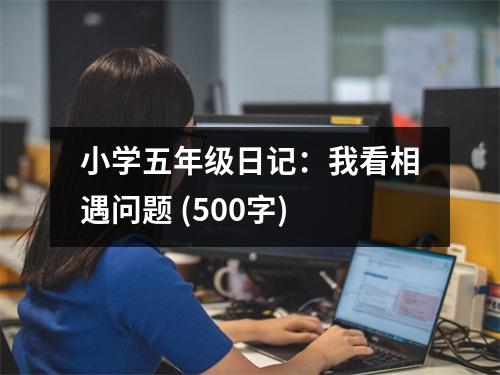 小學(xué)五年級(jí)日記：我看相遇問(wèn)題 (500字)
