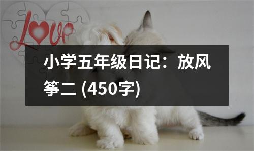 小學五年級日記：放風箏二 (450字)