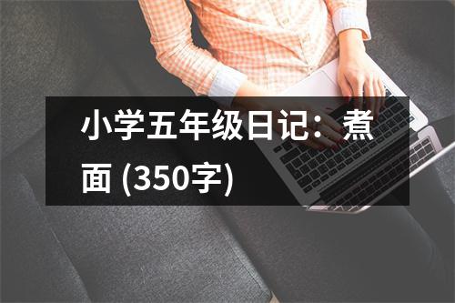 小學(xué)五年級日記：煮面 (350字)
