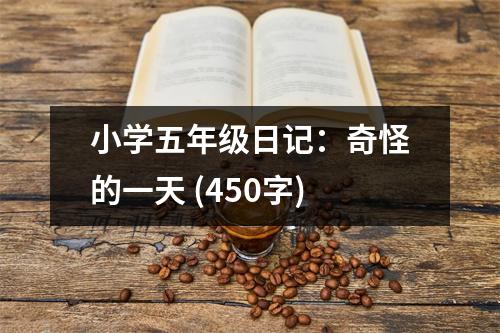 小學(xué)五年級日記：奇怪的一天 (450字)