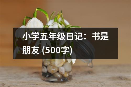 小學(xué)五年級(jí)日記：書是朋友 (500字)