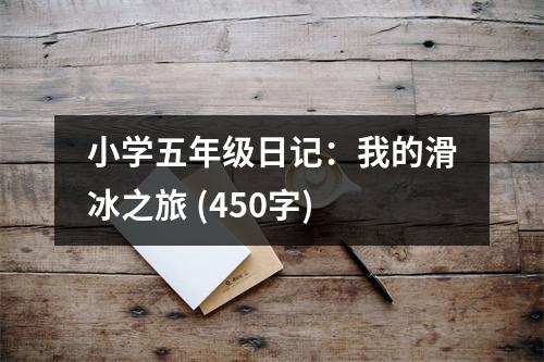 小學(xué)五年級(jí)日記：我的滑冰之旅 (450字)