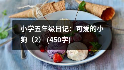 小學(xué)五年級(jí)日記：可愛(ài)的小狗（2） (450字)