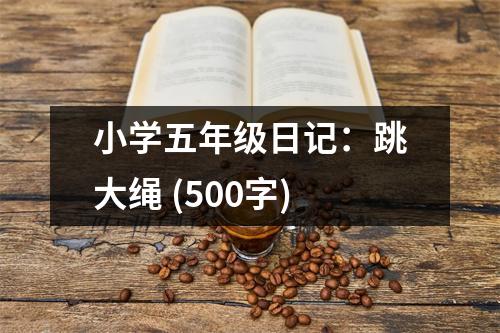小學(xué)五年級(jí)日記：跳大繩 (500字)