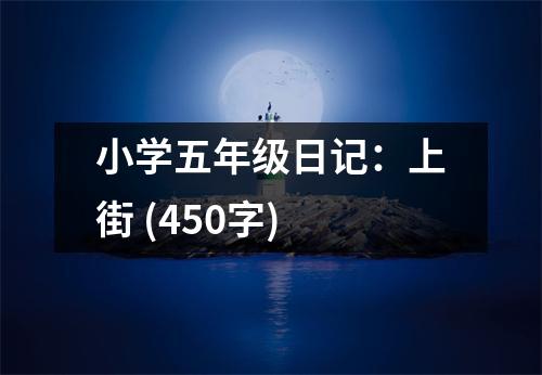 小學五年級日記：上街 (450字)