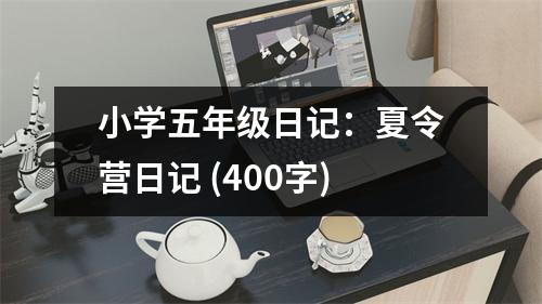 小學(xué)五年級(jí)日記：夏令營日記 (400字)