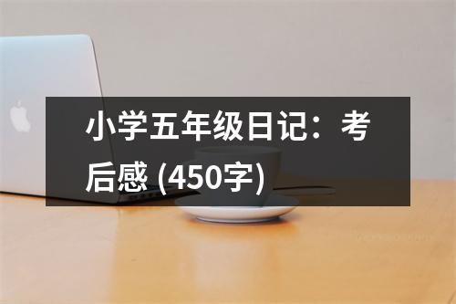 小學(xué)五年級(jí)日記：考后感 (450字)