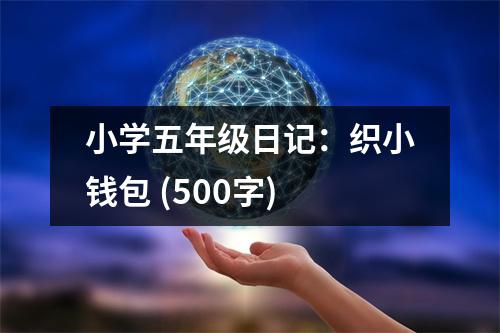 小學(xué)五年級(jí)日記：織小錢包 (500字)