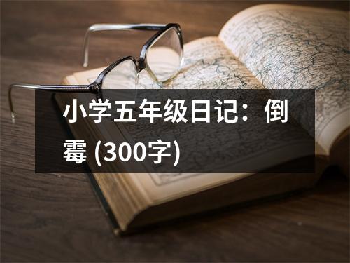 小學(xué)五年級(jí)日記：倒霉 (300字)
