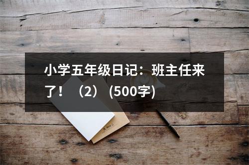 小學五年級日記：班主任來了?。?） (500字)