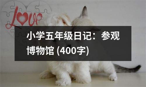 小學(xué)五年級(jí)日記：參觀博物館 (400字)