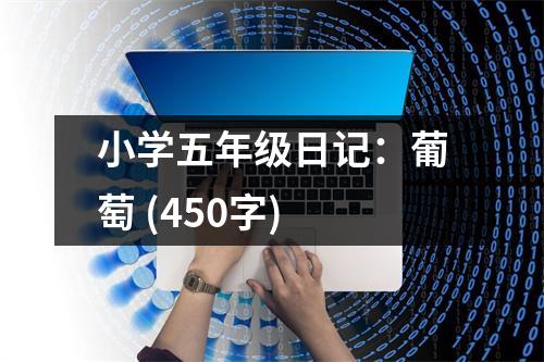 小學五年級日記：葡萄 (450字)