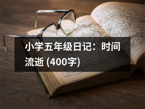 小學(xué)五年級日記：時間流逝 (400字)