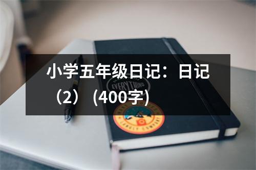 小學五年級日記：日記（2） (400字)