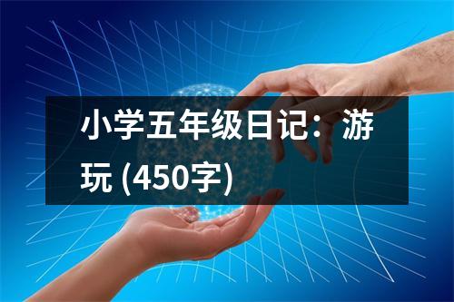 小學(xué)五年級日記：游玩 (450字)