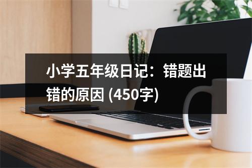 小學(xué)五年級(jí)日記：錯(cuò)題出錯(cuò)的原因 (450字)