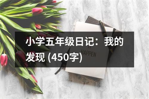 小學(xué)五年級日記：我的發(fā)現(xiàn) (450字)