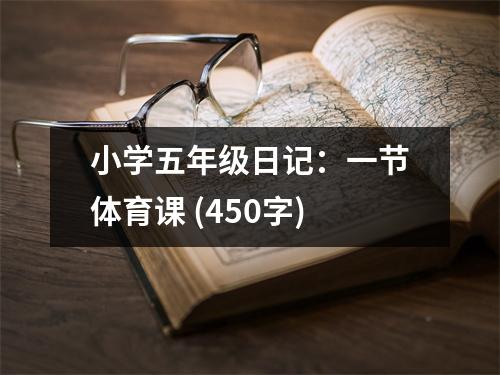 小學(xué)五年級日記：一節(jié)體育課 (450字)