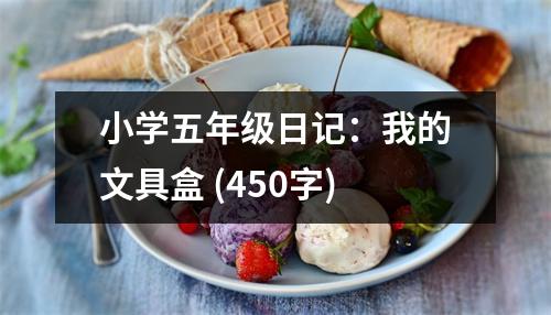 小學(xué)五年級(jí)日記：我的文具盒 (450字)