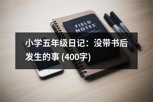 小學(xué)五年級(jí)日記：沒帶書后發(fā)生的事 (400字)