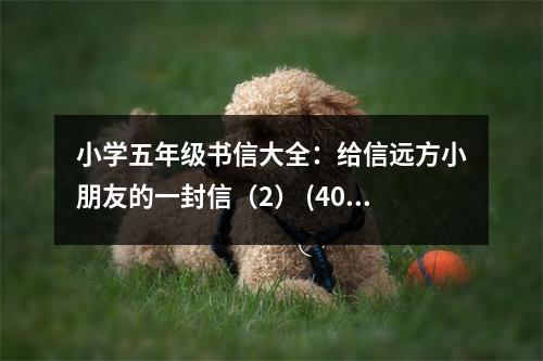 小學(xué)五年級(jí)書(shū)信大全：給信遠(yuǎn)方小朋友的一封信（2） (400字)
