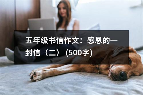 五年級書信作文：感恩的一封信（二） (500字)